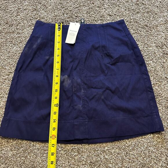SPANX Women's Stretch Twill Mini Skirt Size S In Lapis Blue - Picture 11 of 15